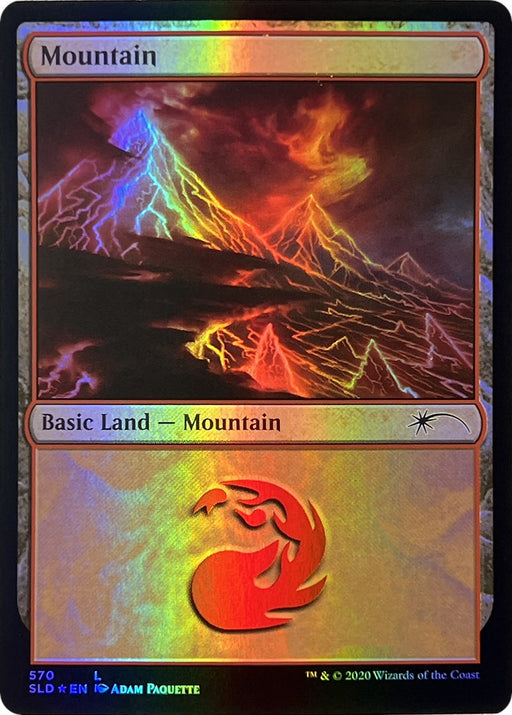 Mountain (570) - Secret Lair Drop Series #570 Magic: The Gathering card