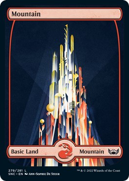 Mountain (279) - Streets of New Capenna #279 Magic: The Gathering card