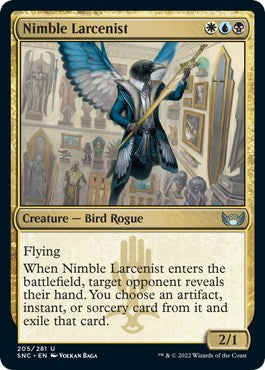 Nimble Larcenist - Streets of New Capenna #205 Magic: The Gathering card