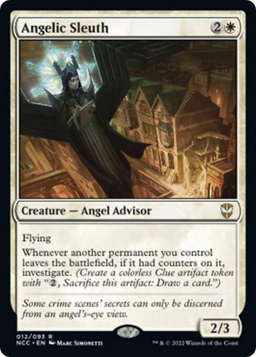 Angelic Sleuth - Commander: Streets of New Capenna #12 Magic: The Gathering card