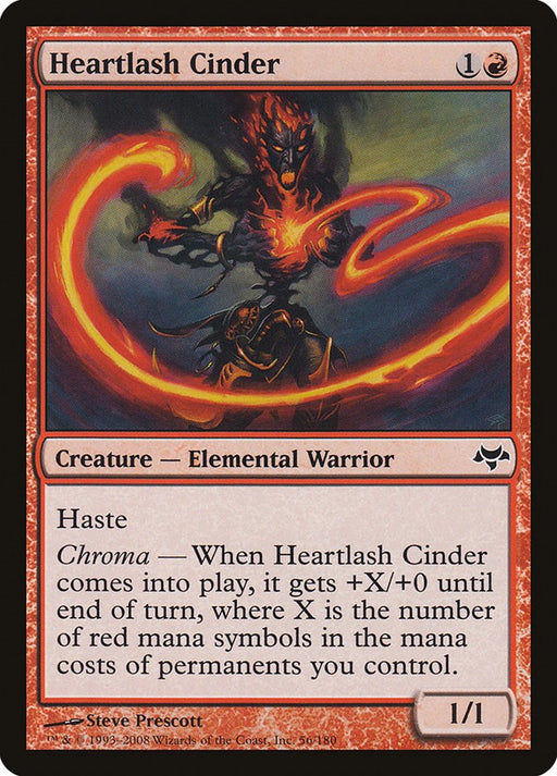 Heartlash Cinder - Eventide #56 Magic: The Gathering card