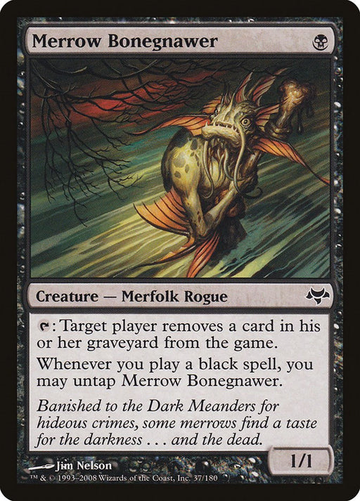 Merrow Bonegnawer - Eventide #37 Magic: The Gathering card