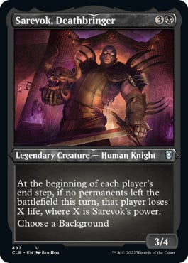 Sarevok Deathbringer Foil Etched