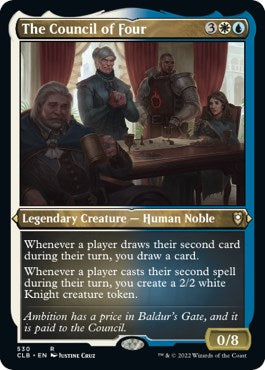 The Council of Four Foil Etched