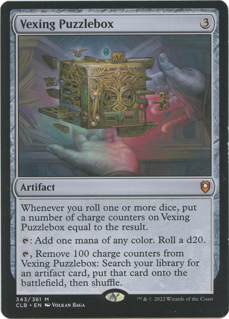 Vexing Puzzlebox - Commander Legends: Battle for Baldur's Gate #343 Magic: The Gathering card