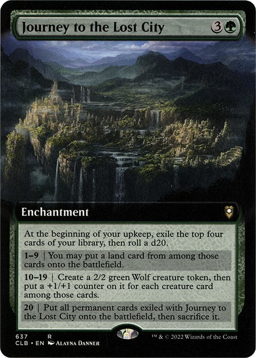 Journey to the Lost City Extended Art
