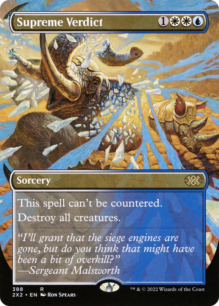 Supreme Verdict Borderless