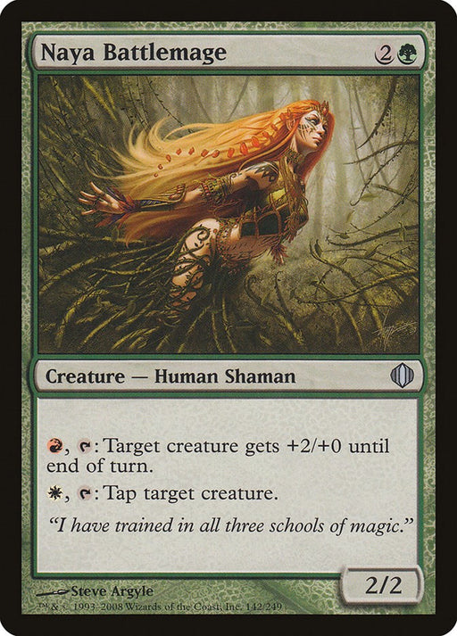 Naya Battlemage - Shards of Alara #142 Magic: The Gathering card