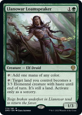 Llanowar Loamspeaker - Dominaria United #170 Magic: The Gathering card