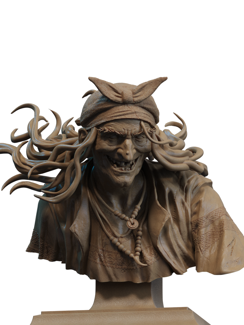 Baba Yaga - (SFW/NSFW 18+ Only) - 1:6, 1:9 Scale Figures & Bust