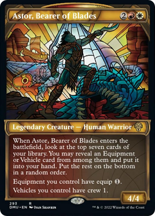 Astor, Bearer of Blades (Showcase) - Dominaria United #293 Magic: The Gathering card