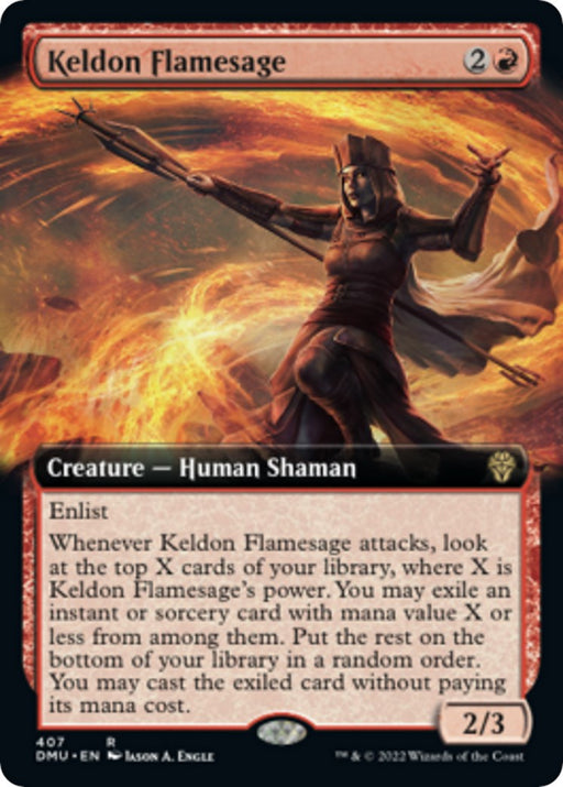 Keldon Flamesage Extended Art