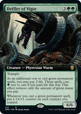Defiler of Vigor Extended Art