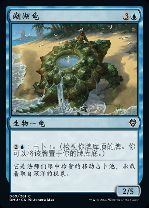 Tidepool Turtle - Dominaria United #69 Magic: The Gathering card