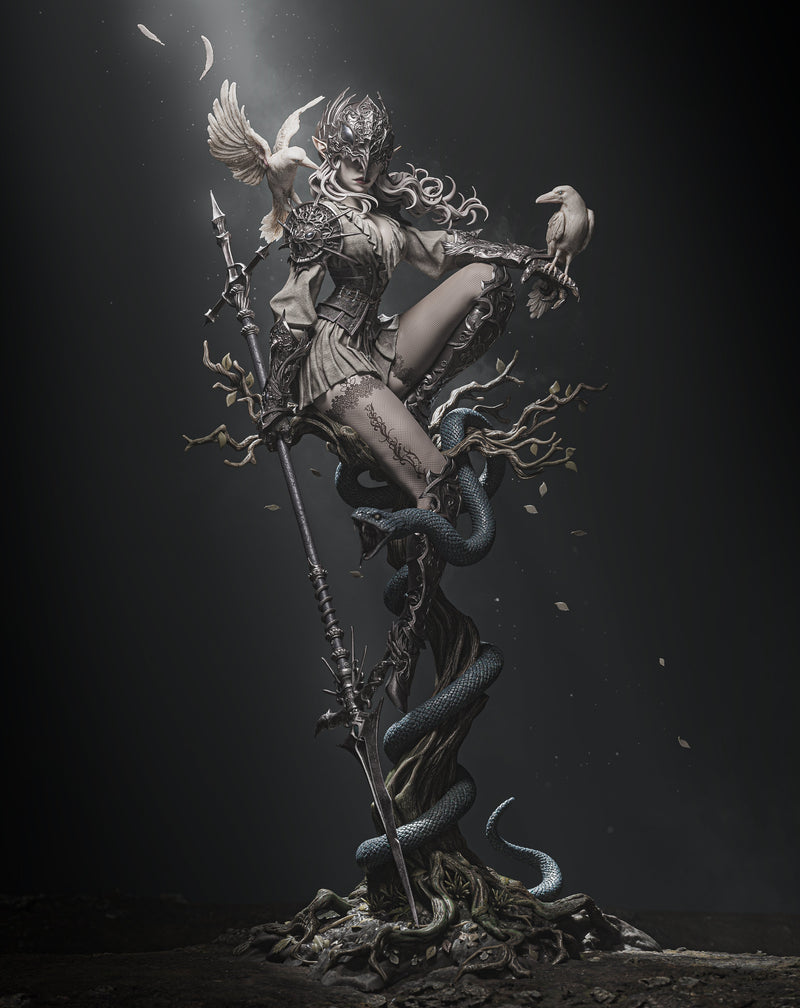 Lenora, Queen of Crows - CA3D Original Art - 1:6 Scale Figure