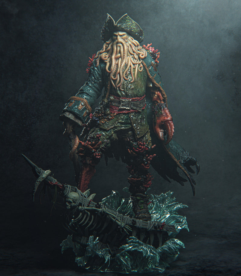 Davy Jones - Pirates of the Caribbean - 1:6, 1:9 Scale Figures & Bust