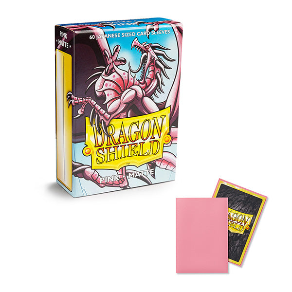 Dragon Shield Sleeves: Japanese- Matte Pink (60 ct.)