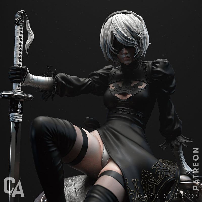 YoRHa No.2 Type B - Nier Automata (SFW/NSFW 18+ Only) - 1:6, 1:9 Scale Figures & Bust