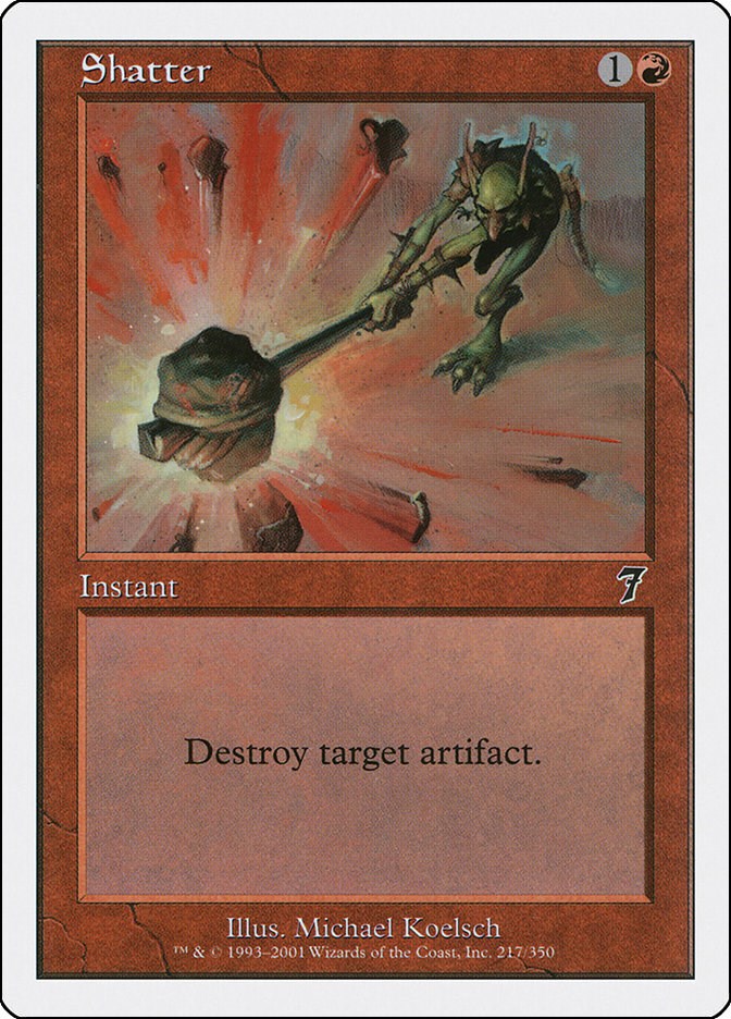 Shatter - 7th Edition #217 Magic: The Gathering card