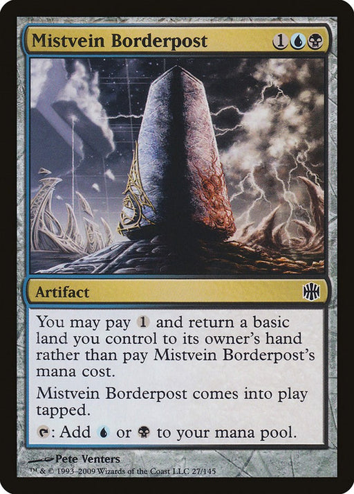 Mistvein Borderpost - Alara Reborn #27 Magic: The Gathering card
