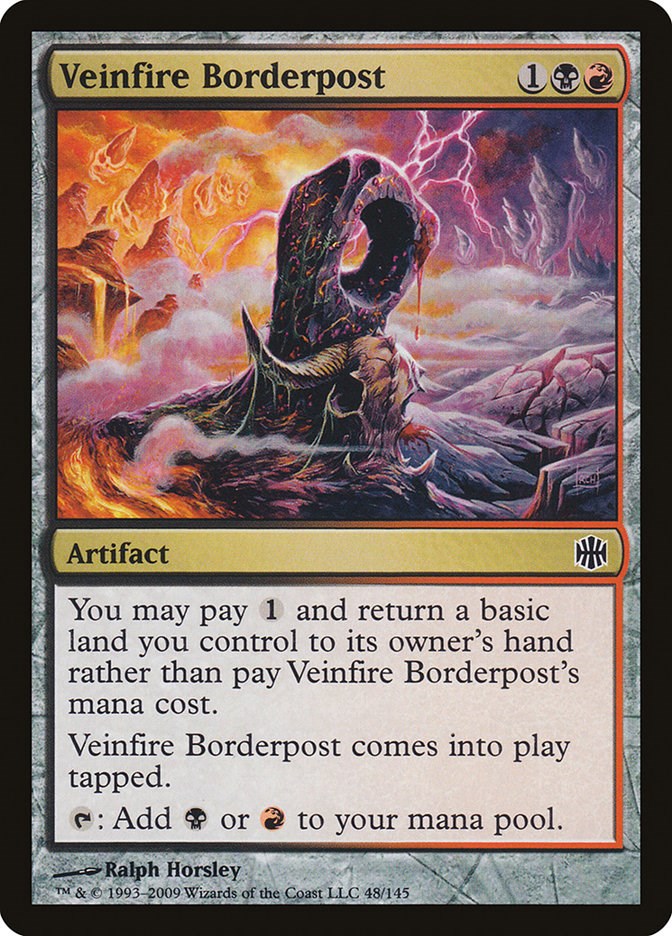 Veinfire Borderpost - Alara Reborn #48 Magic: The Gathering card