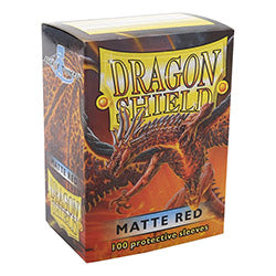 Dragon Shield Sleeves: Standard- Matte Red (100 ct.)