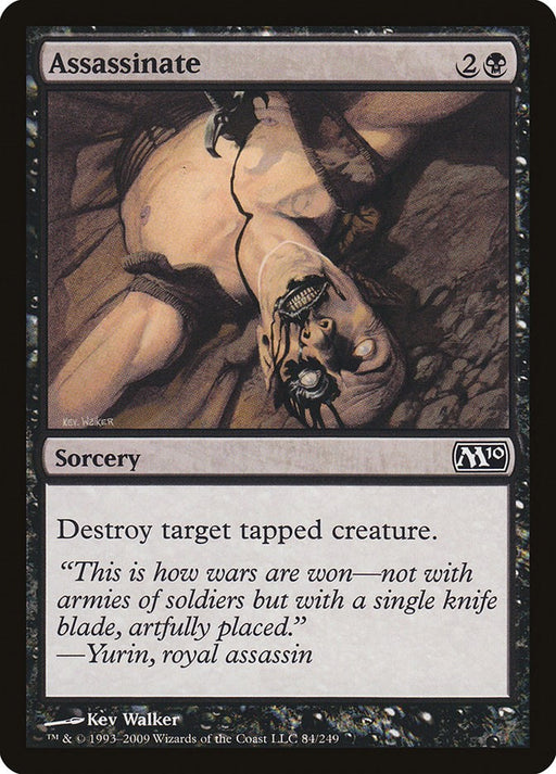 Assassinate - Magic 2010 (M10) #84 Magic: The Gathering card