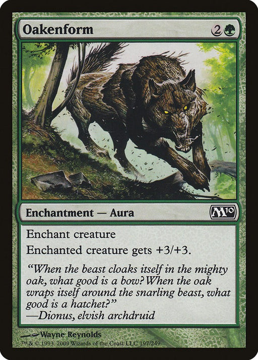 Oakenform - Magic 2010 (M10) #197 Magic: The Gathering card