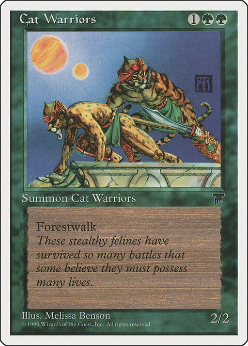 Cat Warriors - Chronicles #58 Magic: The Gathering card