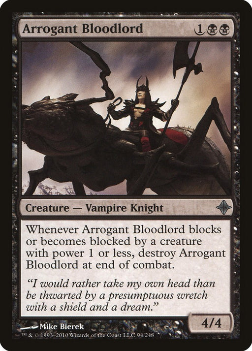 Arrogant Bloodlord - Rise of the Eldrazi #94 Magic: The Gathering card