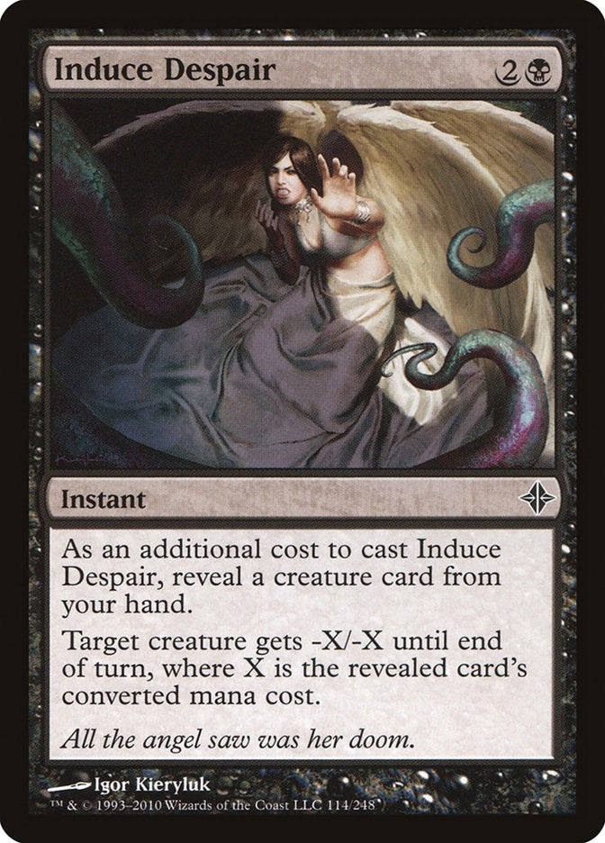 Induce Despair - Rise of the Eldrazi #114 Magic: The Gathering card