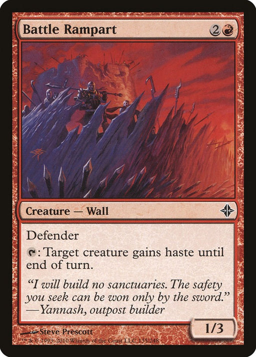 Battle Rampart - Rise of the Eldrazi #135 Magic: The Gathering card