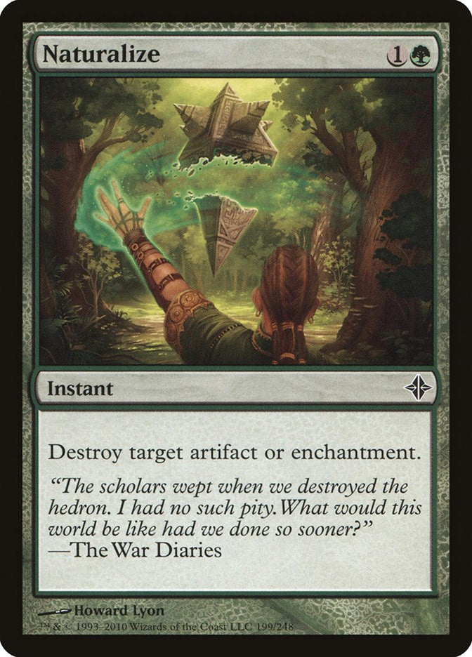 Naturalize - Rise of the Eldrazi #199 Magic: The Gathering card