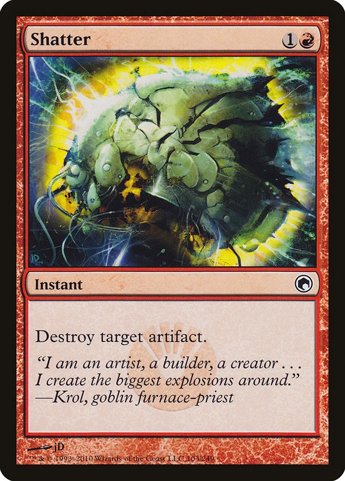 Shatter - Scars of Mirrodin #103 Magic: The Gathering card