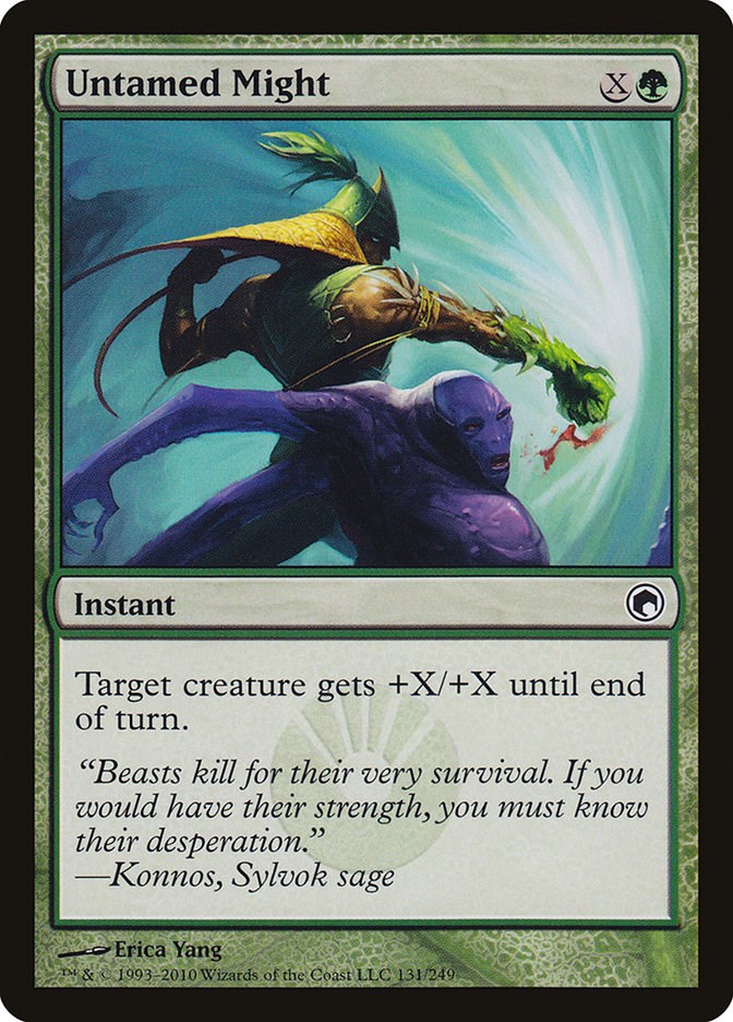 Untamed Might - Scars of Mirrodin #131 Magic: The Gathering card