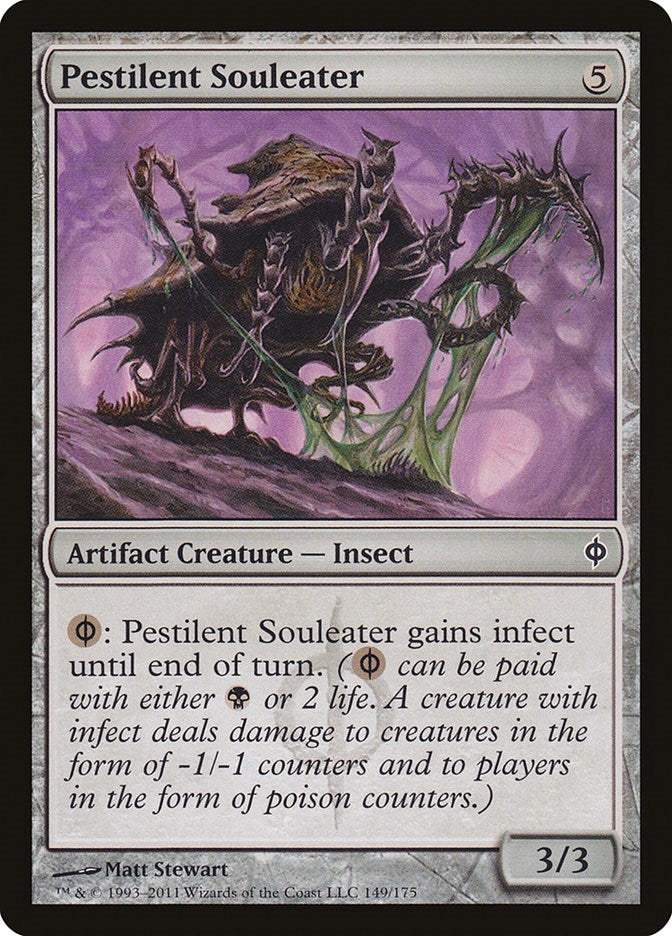 Pestilent Souleater - New Phyrexia #149 Magic: The Gathering card