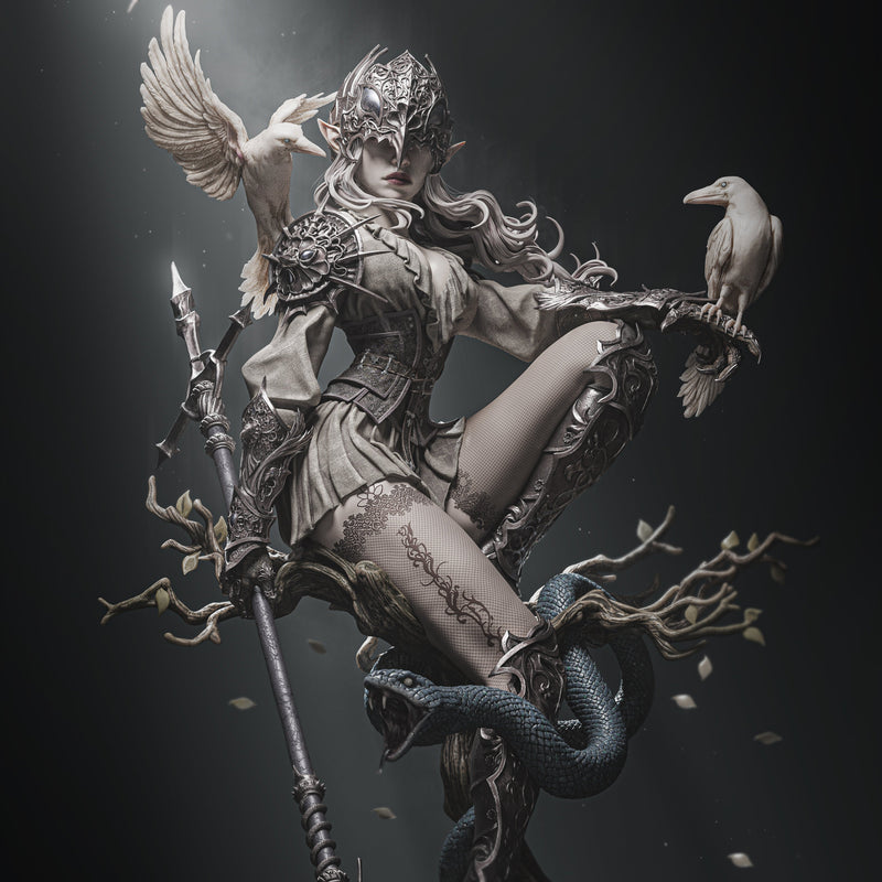 Lenora, Queen of Crows - CA3D Original Art - 1:6 Scale Figure
