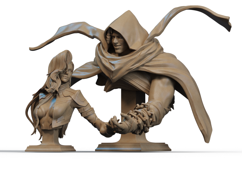 Cloak and Dagger - Marvel Rivals - 1:6, 1:9 Scale Figures & Bust
