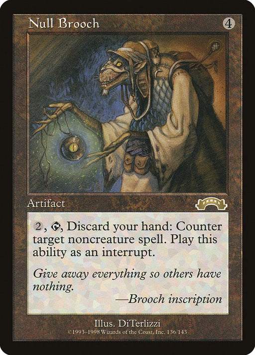 Null Brooch - Exodus #136 Magic: The Gathering card