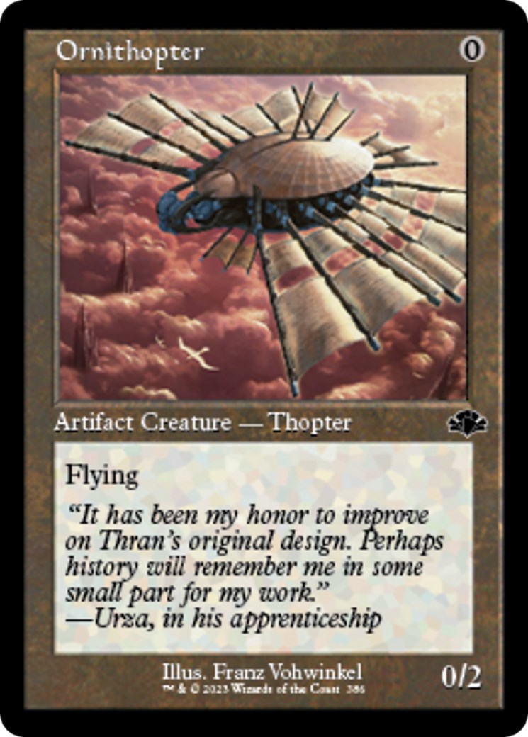 Ornithopter Retro Frame