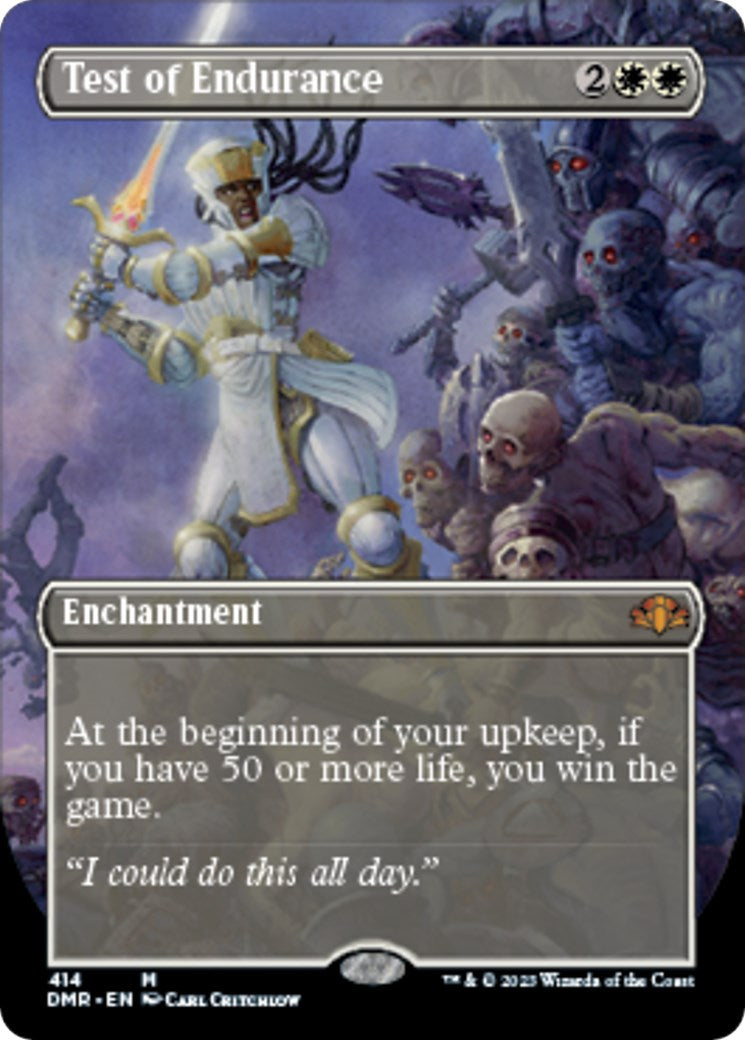 Test of Endurance Borderless