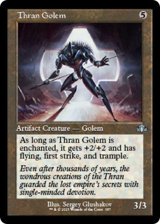 Thran Golem Retro Frame