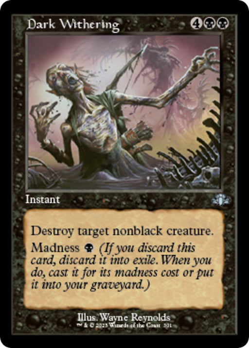 Dark Withering Retro Frame
