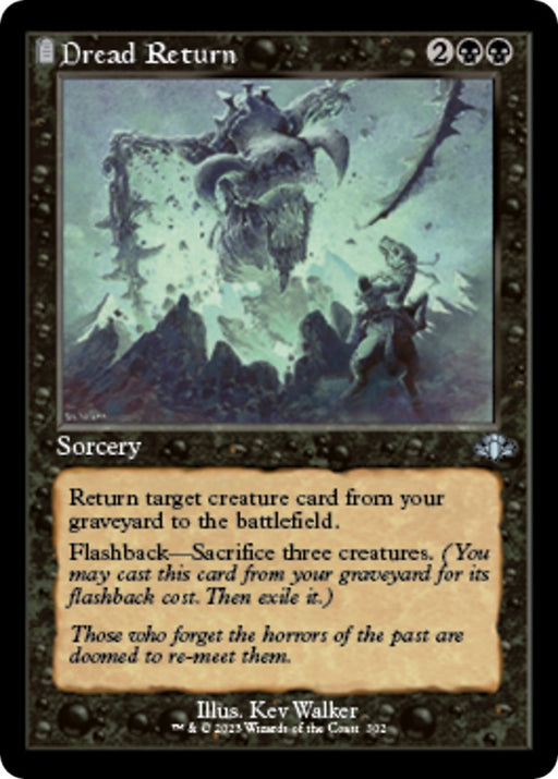 Dread Return Retro Frame
