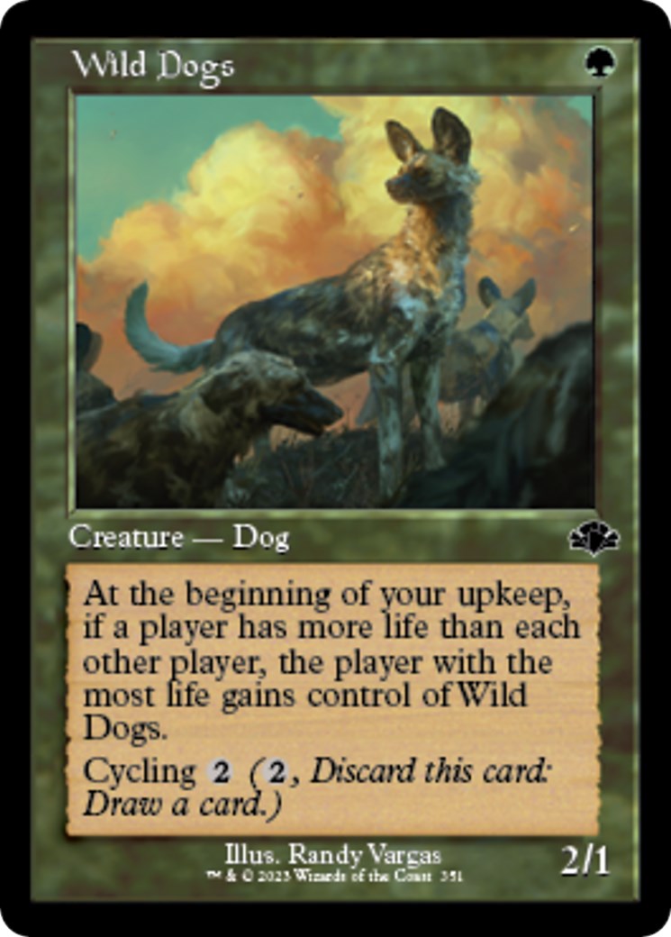 Wild Dogs Retro Frame