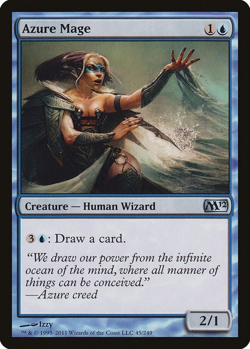 Azure Mage - Magic 2012 (M12) #45 Magic: The Gathering card