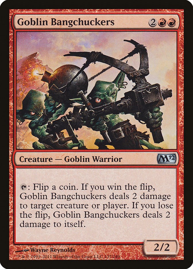 Goblin Bangchuckers - Magic 2012 (M12) #137 Magic: The Gathering card