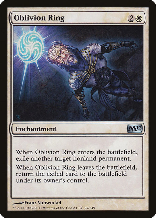 Oblivion Ring - Magic 2012 (M12) #27 Magic: The Gathering card