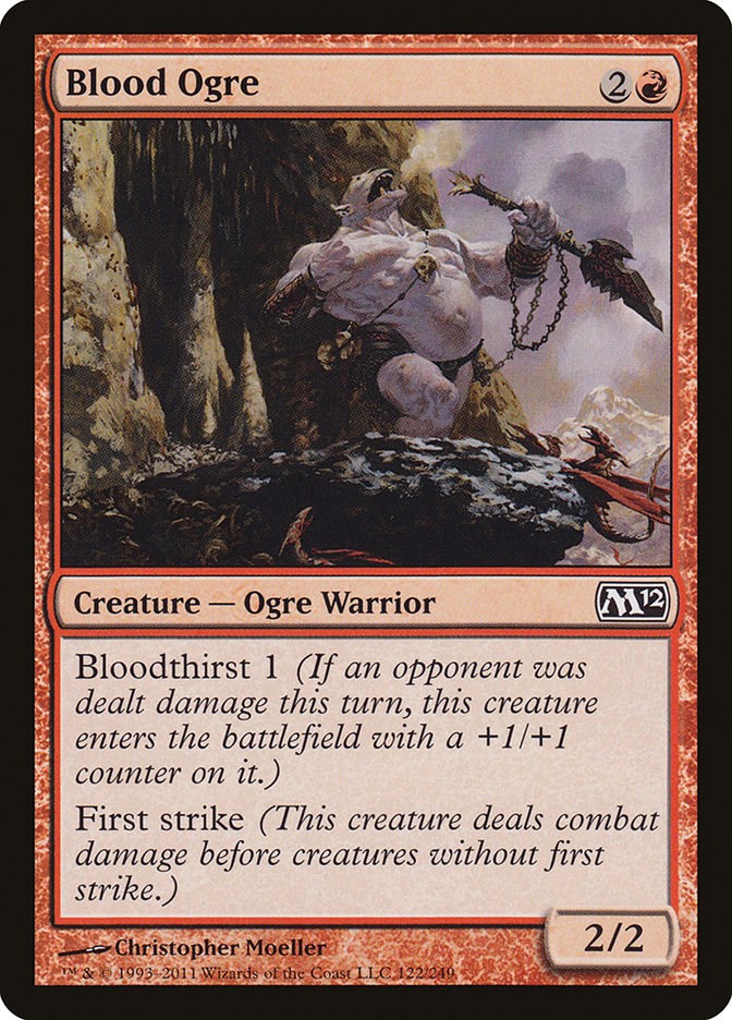 Blood Ogre - Magic 2012 (M12) #122 Magic: The Gathering card