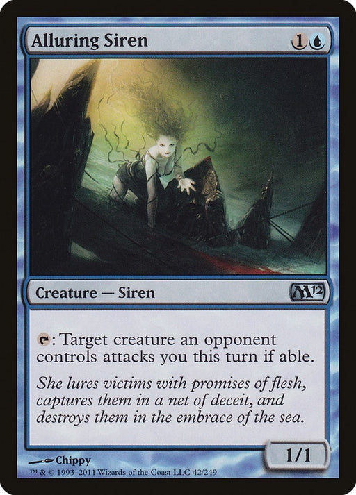 Alluring Siren - Magic 2012 (M12) #42 Magic: The Gathering card